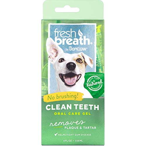 Fresh Breath by TropiClean No Brushing Clean Teeth Dental & Oral Care Gel