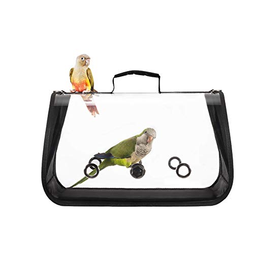 Fitlyiee Portable Pet Bird Carrier Breathable Parrot Travel Cage Handbag
