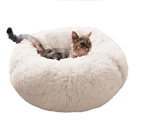 Dog Bed Cat Bed Cushion Bed Faux Fur Self-Warming Cat and Dog Bed