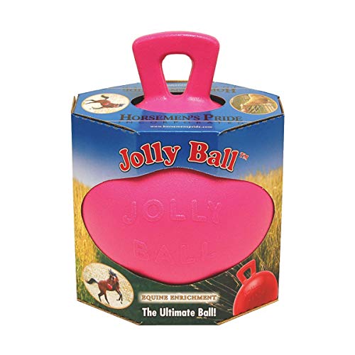 Horsemens Pride Jolly Ball Horse Toy (10in) (Bubblegum Scented Pink)