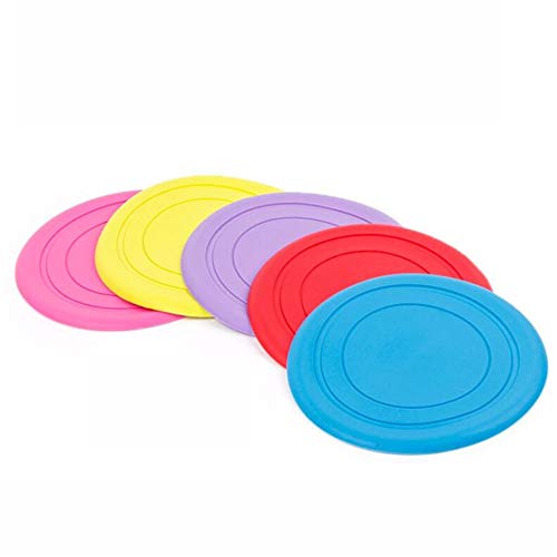 ZFH Hyper Pet Dog Frisbee Training Toys Flying Discs Indestructible Strong Pets