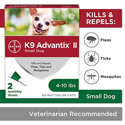 Bayer K9 Advantix II Flea, Tick and Mosquito Prevention for Small Dogs