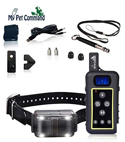 My Pet Command 1.25 Mile Dog Training Collar Safe Dog Shock Collar