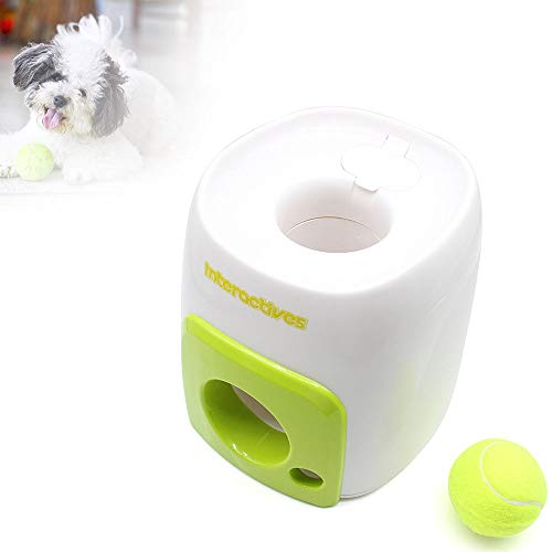 WANLECY Automatic Dog Ball Launcher, Thrower Interactive and Fetch Dog