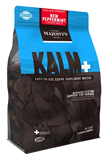 Majesty's Kalm+ Peppermint Wafers - Horse/Equine Balanced Behavior