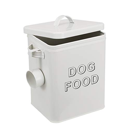 Pethiy Dog Treat and Food Storage Tin with Lid