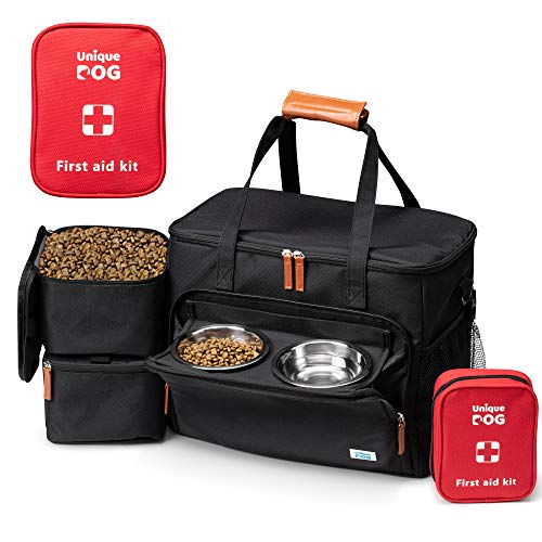 Unique Dog Travel Bag - Dog Traveling Luggage Set for Dogs Accessories