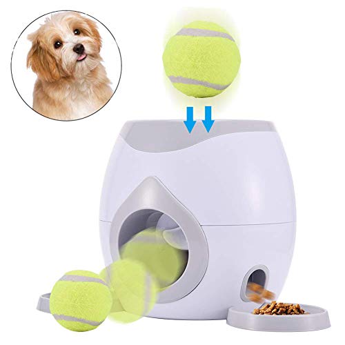 Automatic Pet Ball Launcher Toy,Slow Feeder Puzzle Toy
