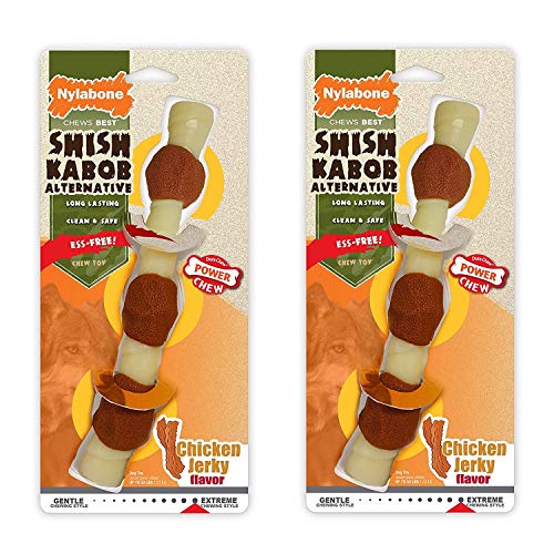 Nylabone 2 Pack of Shish Kabob Alternative Power Chew Toys