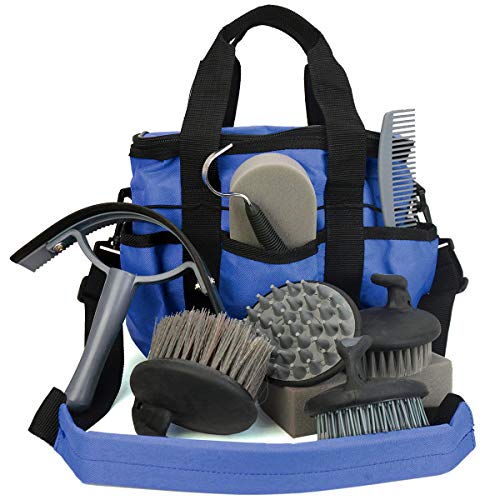 HILASON Grooming Tote with 10 Piece Grooming Set