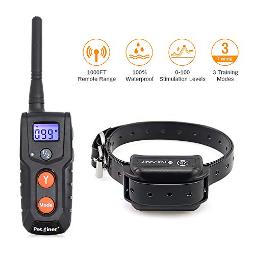 Petrainer Dog Training Collar with Remote - Advanced Rechargeable