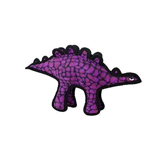 TUFFY Junior Dinosaur Stegosaurus, Durable Dog Toy