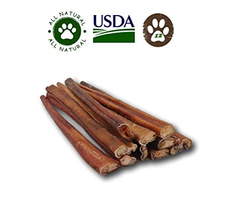 Top Dog Chews 12-inch Standard Bully Sticks by (12 Pack)