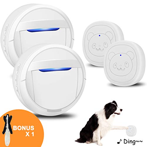 Snewvie Dog Door Bell Wireless, Smart Dog Door Bell for Potty Training