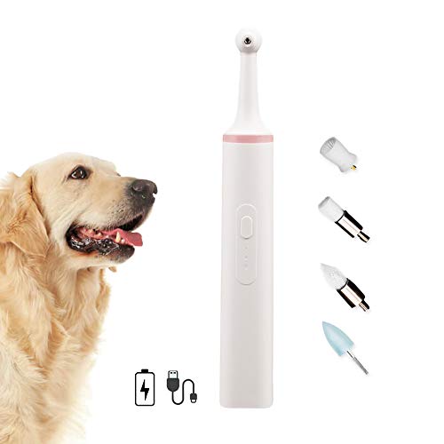 VLIKE Dog Electric Toothbrush Tooth Polisher Pet Dental Calculus