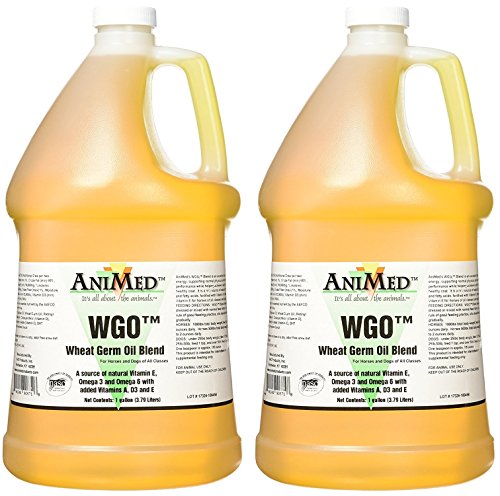 AniMed WGO Wheat Germ Oil Blend Supplement, 1 Gallon (2 Pack)