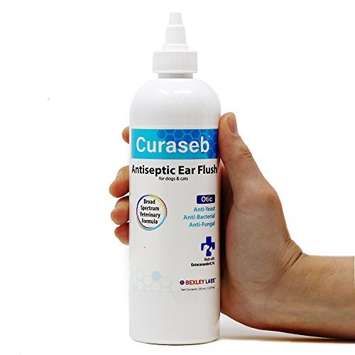 Curaseb - Dog Ear Infection Treatment - Treats Ear Mite, Yeast & Fungal Infections