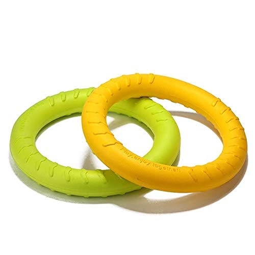 HHXX 2PC Dog Frisbee Toys,Outdoor Fitness Flying Discs Pet