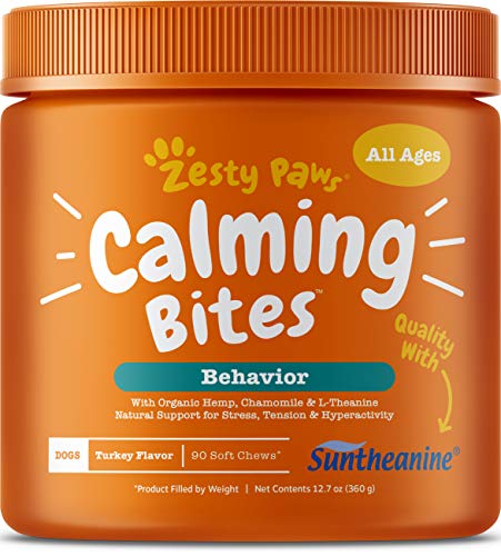 Zesty Paws Calming Treats for Dogs - Turkey Flavor
