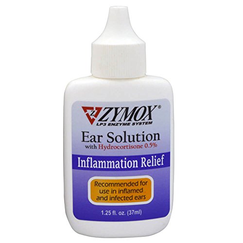 ZYMOX Ear Solution | The Only No Pre-Clean Once -a-Day Dog and Cat Ear Solution