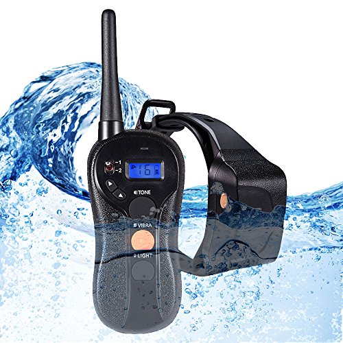 WOLFWILL 100% Waterproof Rechargeable Humane No Shock Remote