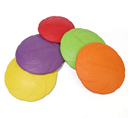 Dafang 5 Pack Dog Frisbee 6 Inch, Dog Frisbee Training Toys Flying Discs
