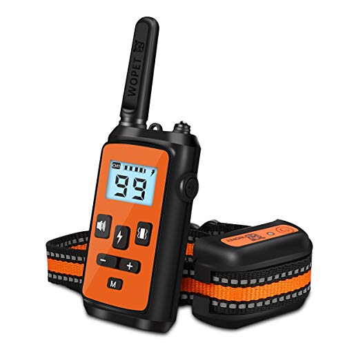 WOPET Dog Training Shock Collar Rechargeable