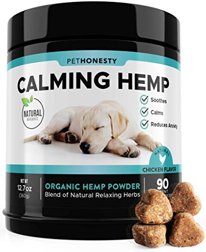 PetHonesty Hemp Calming Treats for Dogs - All-Natural Soothing Snacks