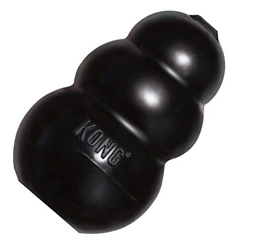 KONG - Extreme Dog Toy - Toughest Natural Rubber, Black