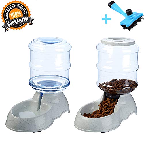 Ancaixin Automatic Cat Feeder and Water Dispenser in Set