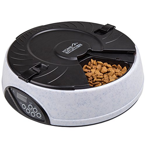 Home Intuition 6 Meal Automatic Pet Feeder with Programmable Timer