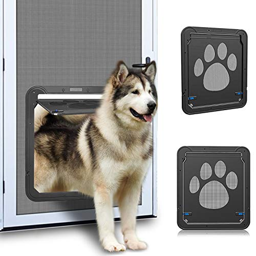 OWNPETS Dog Screen Door, Lockable Pet Screen Door