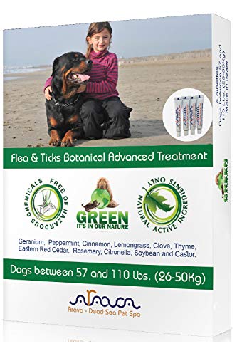 Arava Natural Flea & Tick Prevention for Dogs & Cats - 4-Doses