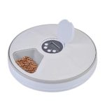 Womdee 6-Meal Automatic Pet Feeder, Dogs and Cats Food Dispenser
