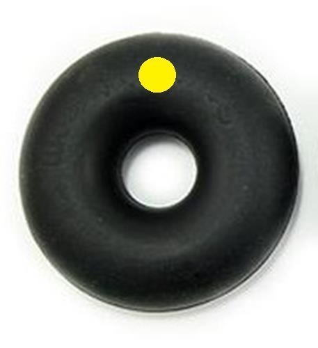 Goughnuts Indestructible Chew Toy MAXX 50, Black Ring