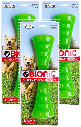 Petstages 3 Pack of Bionic Urban Stick Durable Tough Fetch and Chew Toy for Dogs