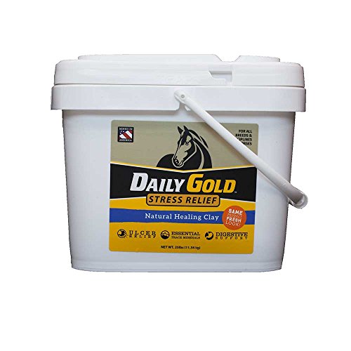 Redmond Daily Gold Stress Relief, Natural Healing Clay for Gastric Ulcers in Horses (25 LBS)