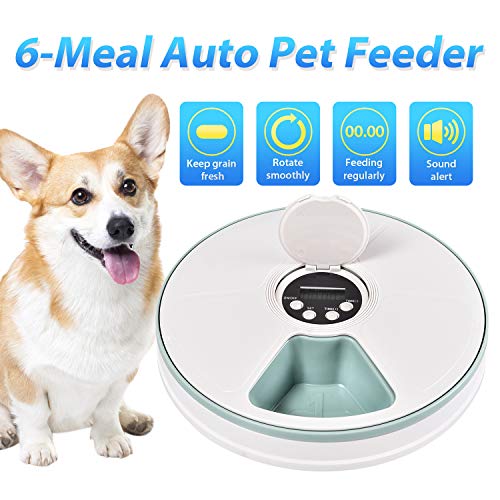 EliPark Automatic Cat Feeder Timed Food Dispenser for Dogs