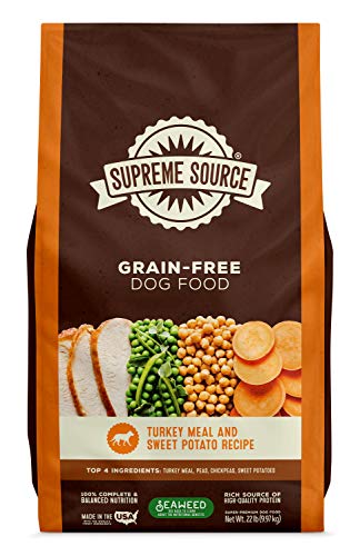 Supreme Source Premium Dry Dog Food Grain Free, USDA Organic Seaweed