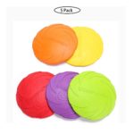 Guhih Dog Frisbee, 7 Inch Natural Rubber Dog Flying Disc for Both Land and Water,5.9x5.9x0.8inch