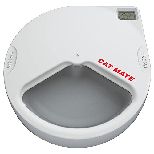 Cat Mate C300 Automatic 3 Meal Pet Feeder with Digital Timer for Cats