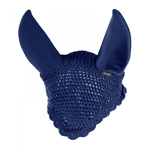 HORZE Supreme Silent Ear Net - Peacoat Dark Blue