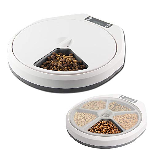 PAWISE Automatic Pet Feeder Food Dispenser for Cats and Dogs