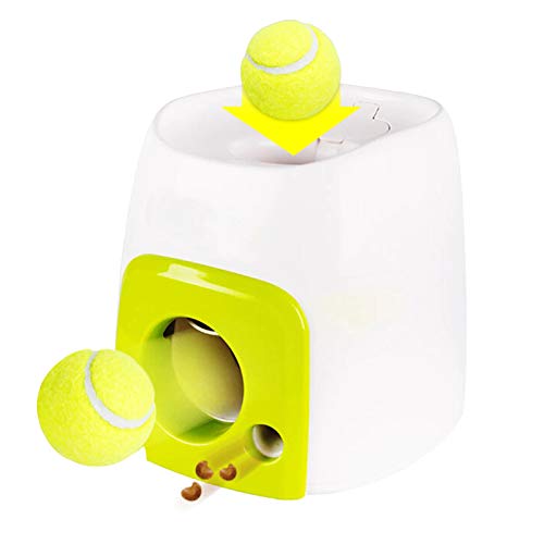 peiqila Automatic Interactive Dogs Tennis Ball Launcher