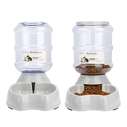 Old Tjikko Water Feeder for Dogs,1 Gallon Feeding Waterer Supplies