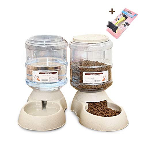 XIAPIA Automatic Dog Cat Pet Food Feeder and Water Feeder