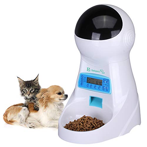 BELOPEZZ 3 Liter Smart Pet Automatic Feeders with Timer Programmable