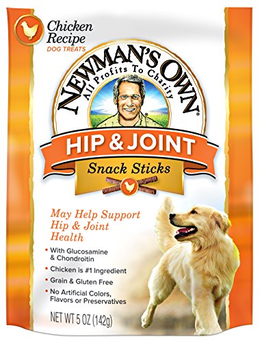 Newman's Own Functional Snack Sticks, Chicken Recipe Hip & Joint, 5-Oz. (Pack Of 5)