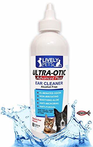 Lively Pets Ultra-Otic Advanced Plus Ear Cleaner for Dogs & Cats