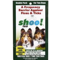 Dog Flea/Tick Tag Barrier - Double Pack
